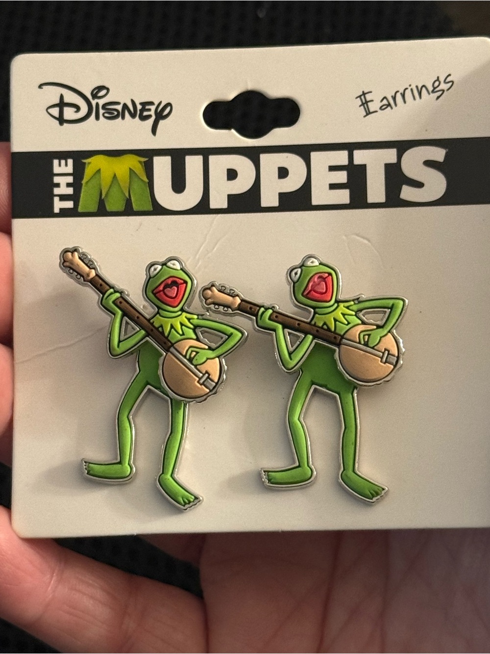 Disney Kermit Stud Earrings - Silver
